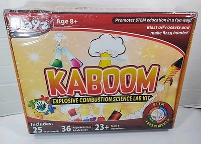 Kaboom Explosive Combustion Science Lab Kit 25 STEM Experiments New/ Sealed  