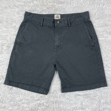 Flint & Tinder Shorts Mens 31 Gray 365 Chino Stretch Casual Pockets Outdoor Men