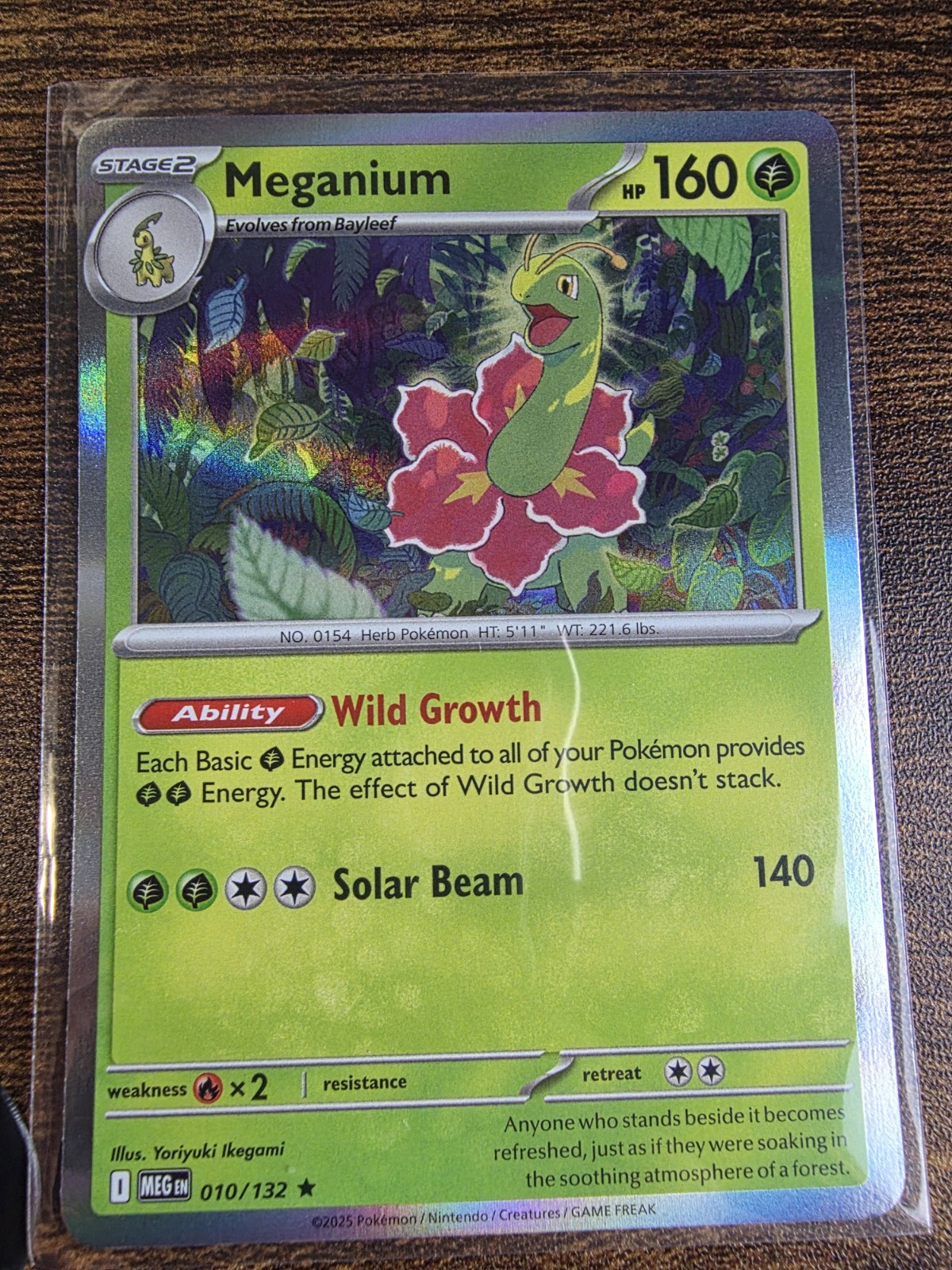 Pokemon Mega Evolutions Meganium #10 Holo