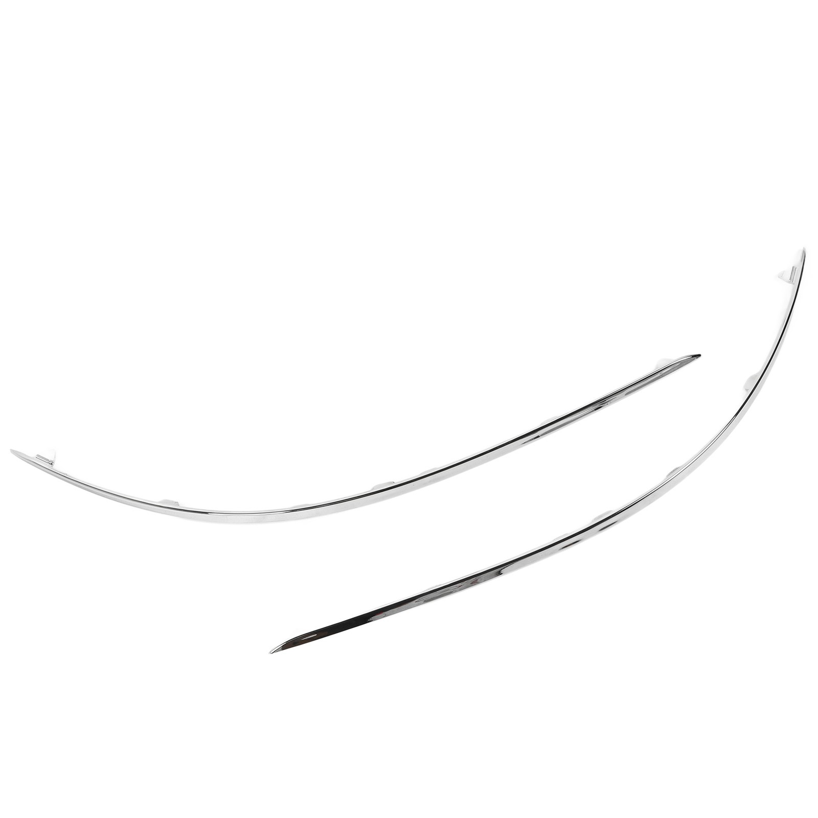 .2pcs Front Bumper Lower Chrome Molding Trim 204 885 0821 For C‑Class W204