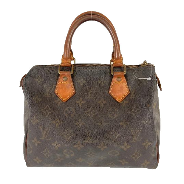 Louis Vuitton Speedy 25 Monogram Handbag M41528 SP0978 Brown Padlock Cadena Key