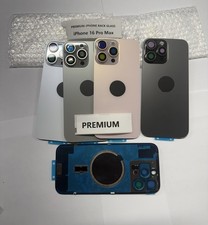 PREMIUM Back Glass Metal Magnet for iPhone 16 Pro Max Titanium Black