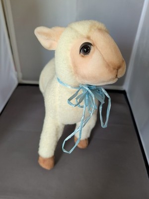 Hansa Toy Int. Poseable White Sheep Kid Lamb Stuffed Animal Plush Thomas Boland