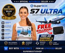 Superbox S7 Ultra Best Model Available With Free Wall Mount Superbox S7 Ultra Best Model Available With Free Wall Mount