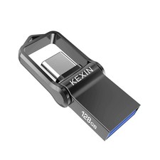 KEXIN 128GB USB C Flash Drive USB 3.0 Metal Dual Drive 128 GB USB Stick Pocke...