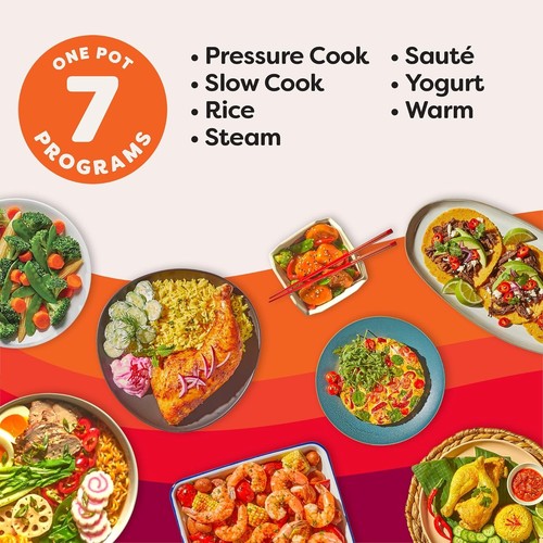 Instant Pot 4QT 7in1 Multi Cooker Pressure Slow Cook Rice Yogurt Steam Compact - Picture 10 of 33