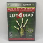 New ListingLeft 4 Dead Microsoft Xbox 360 Video Game, 2008, Complete in Box W/ Manual