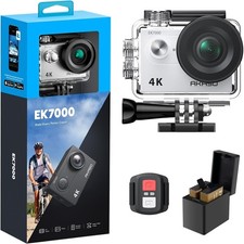 AKASO EK7000 4K30FPS 20MP WiFi Action Camera with EIS Ultra HD 131FT Waterpro...