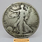 1943-S Walking Liberty Half Dollar, 90% Silver - #C59298NQ