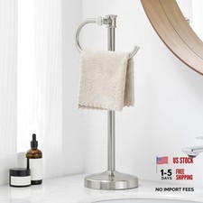 17 Inch Stand Towel Bar Hanger Hand Towel Bar Bathroom Vanity Brushed Nickel