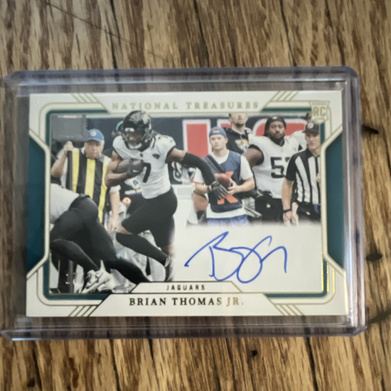 Brian Thomas Panini National Treasures Rookie Treasures Autographs #BTJ Base