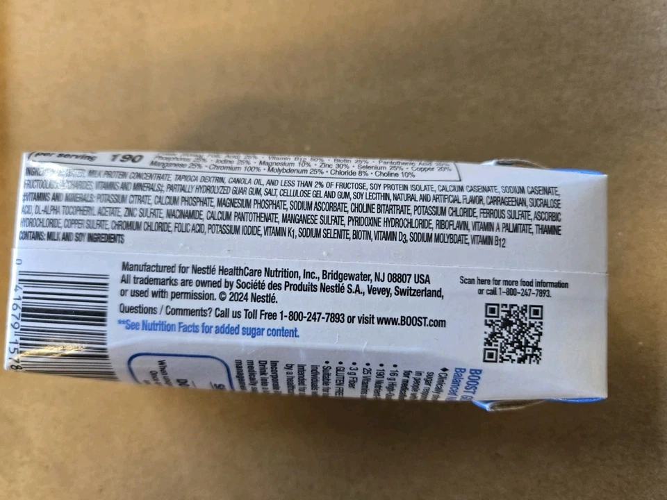 Boost Glucose Control Very Vanilla 8oz, Case Of 24 ,  Expires Feb 8, 2026 - Image 4 of 4