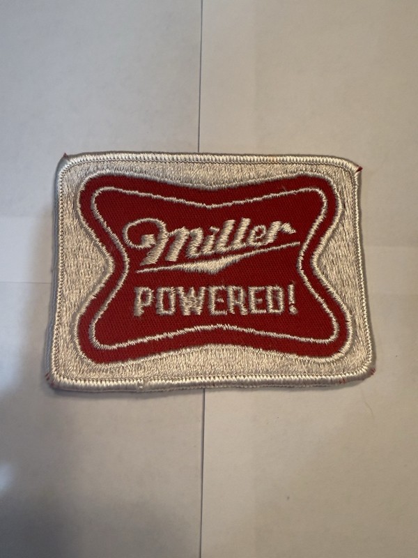 Vintage Obsolete Patch Miller Powered! Beer Patch