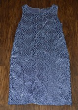 Banana Republic Women's Size 10 Dress Rosette Lace Purple Lilac Romantic Elegant