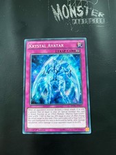 YUGIOH KRYSTAL AVATAR SECRET RARE MVP1-ENS11 1ST EDITION