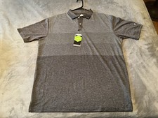 Callaway Men s Opti-Dri Golf Polo Shirt, New w/ Tags, Large, Heather Grey Stripe