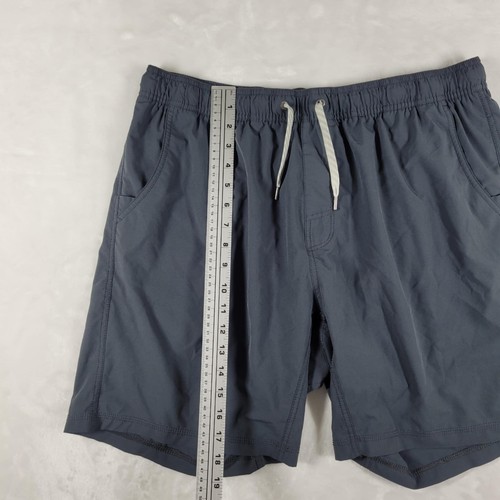 Vuori Kore Shorts Men's 2XL Blue Grayish Lined Pockets Athletic Drawstring - Bild 3 von 8