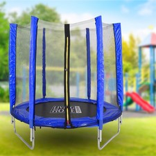 Kids Trampoline with Safety Enclosure Outdoor Jumping Play Toy for Children