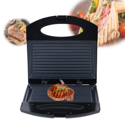 Kontaktgrill 850W Sandwichtoaster Elektrogrill Panini-Maker Tisch Grill NEU DHL~