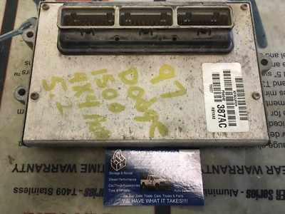 PCM Powertrain Control Module ecm computer 1997 Dodge 1500 P56040387AC 387 oem
