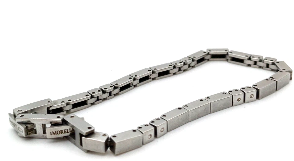 MORELLATO BRACCIALE UNISEX A MAGLIE CON PUNTI LUCE - Immagine 2 di 4