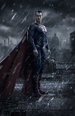 Batman V Superman movie poster (f) Superman poster, Henry Cavill