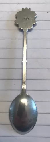 silver and enamel souvenir spoon for m. di massa image 4