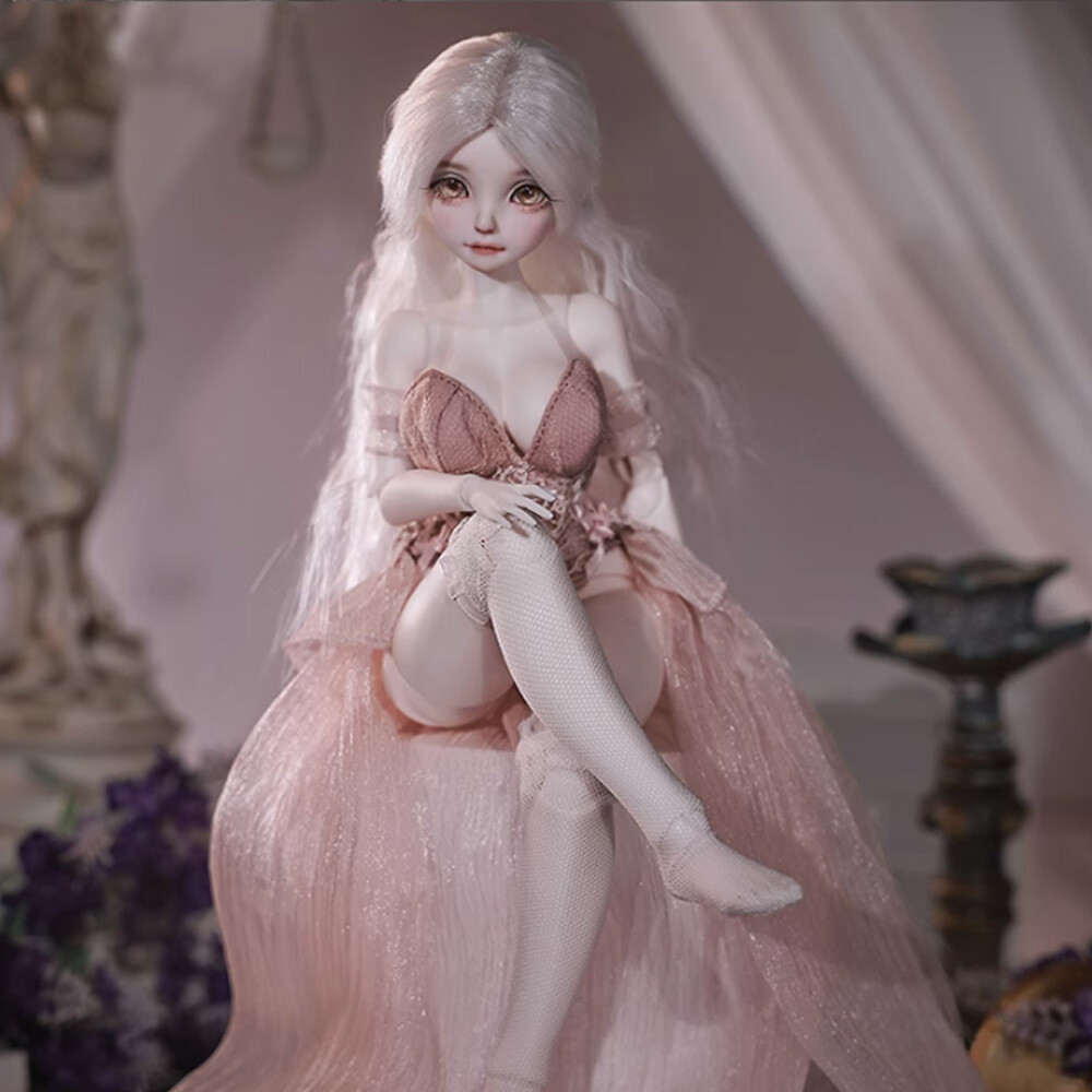 1/6 Resin BJD Doll SD Ball Joint Doll Girl Face Makeup Eyes Bare