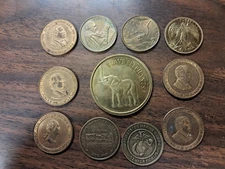 Lot Of 11 Tokens As Shown