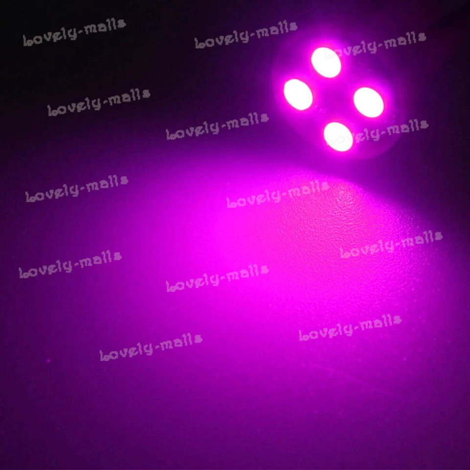 Розовый фиолетовый клиновидный фонарь для приборной панели приборной панели PC168 PC194 T10 - Изображение 2 из 4