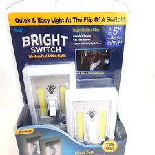Bright Switch Wireless Peel Stick Lights No Tools Required Kitchen USA Seller