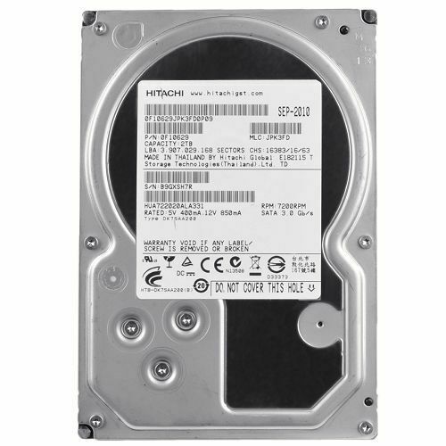 2tb Hitachi HGST Internal Hard Drive HUA722020ALA331 7200 RPM 32mb ...