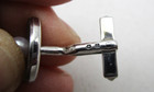 MIKIMOTO Sterling Silver Pearl & Mother of Pearl Cufflinks Cuff Links — photo 4