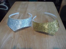 GIRLS GLITTER TIARAS DRESS UP COSPLAY OR COSTUMES SPECIFY COLOR