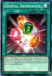 Crystal Abundance LDS1-EN106 Yu-Gi-Oh! TCG 1st Edition Common