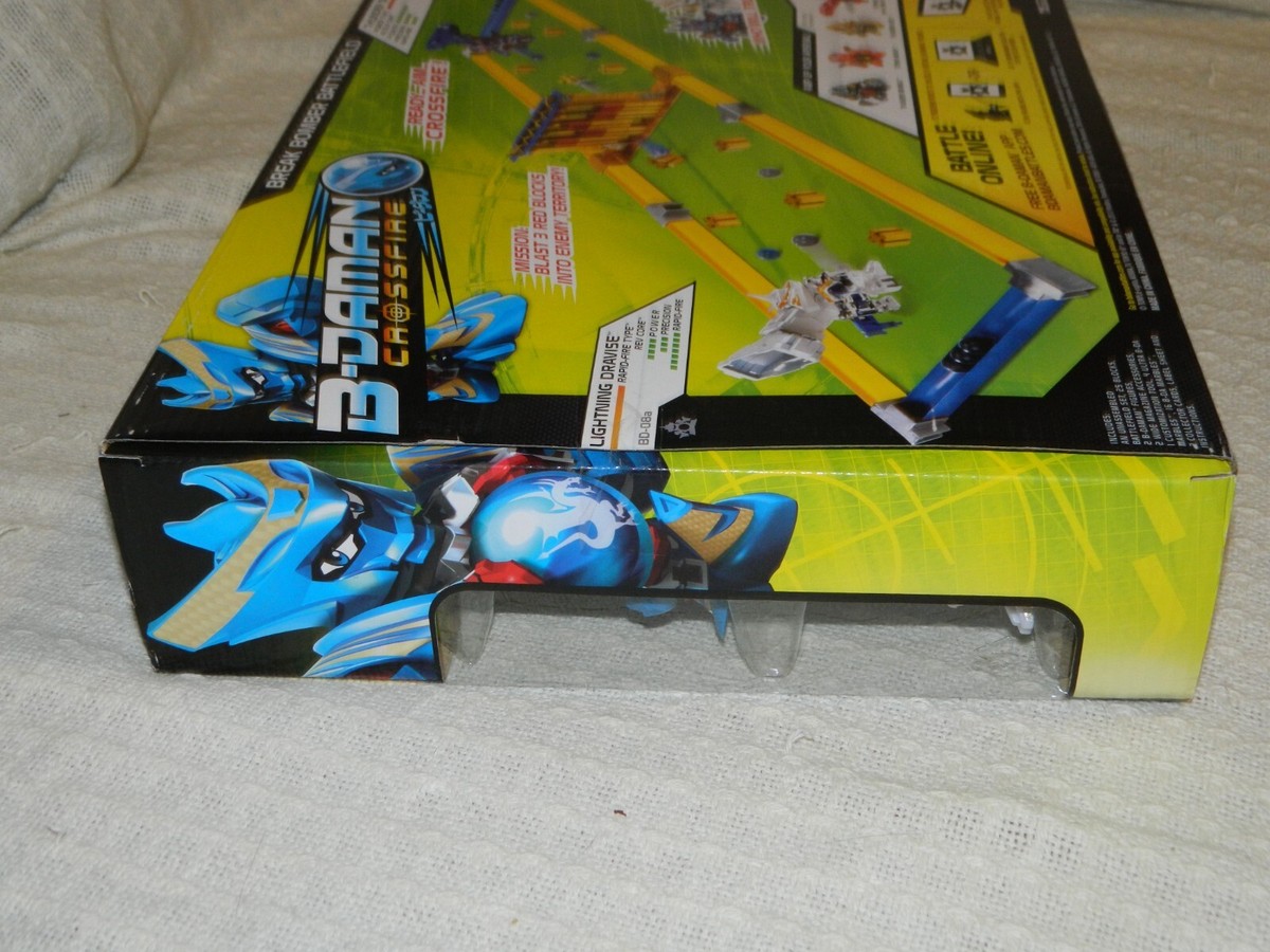 NEW NIB B-Daman Crossfire Break Bomber Battlefield Set Hasbro 2013