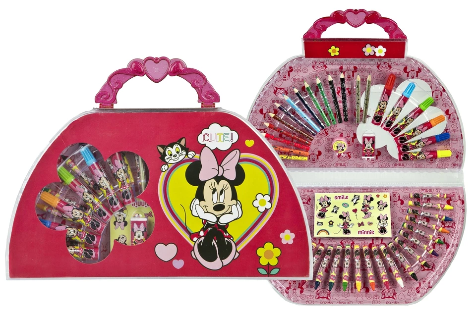 Disney Minnie Mouse Zeichnungsbox 23-teiliges Kreativset