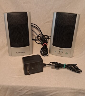 Gateway G Max 2000 Computer Speakers W/Power supply Great Condition! | eBay