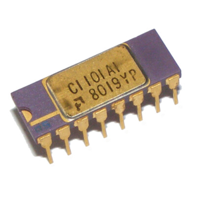 C1101A1 Standard SRAM, 256X1, 1000ns, MOS, CDIP16