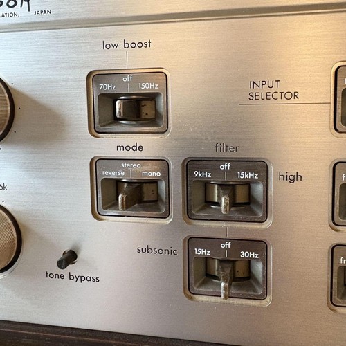 LUXMAN DC STEREO Vollverstärker L-58A gebraucht Audiogerät aus Japan - Bild 4 von 11