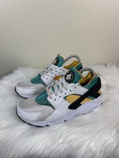 Size 9 Nike Air Huarache White Turquoise Gold 14 For Sale Online Ebay