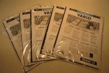 5 Packs 25 Pages of Lighthouse Leuchtturm 337942 Vario Stamp Stock Pages 1S