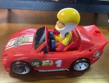Disney Handy Manny Talking Tune Up Race Car Toy Mattel P9838 2009 With Figure
