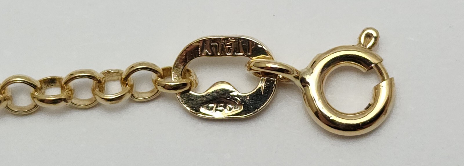 Unique 18K Solid Yellow Gold Designer Cable Link … - image 10