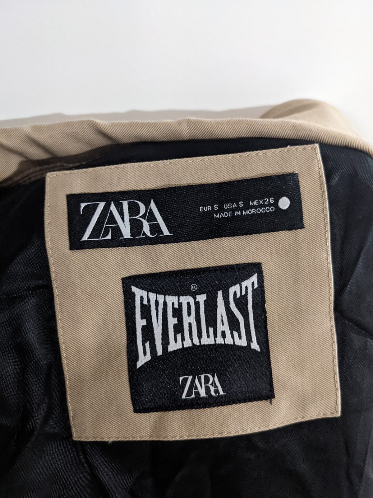ZARA EVERLAST Bomber Jacket Size Small 