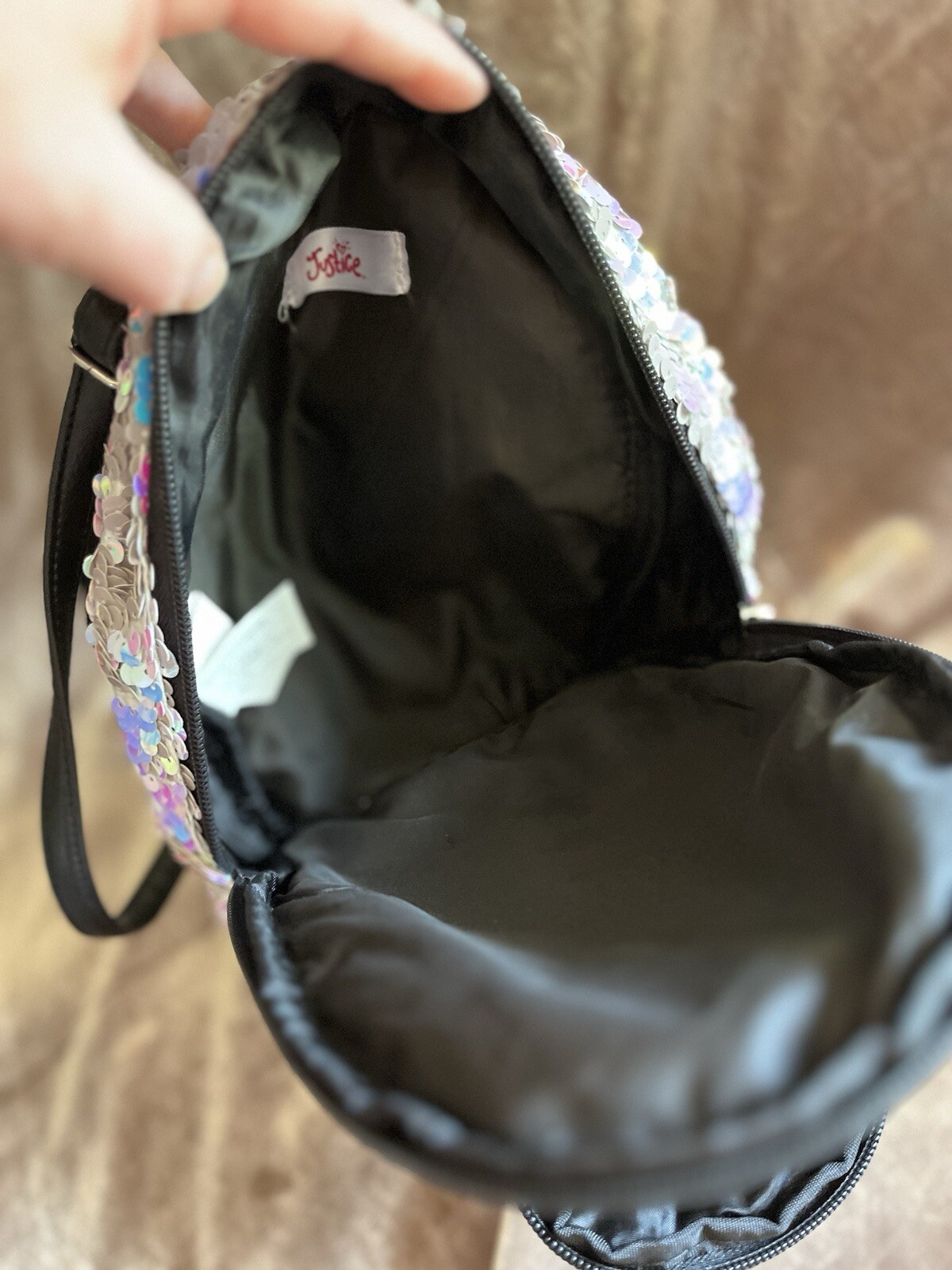 JUSTICE Sequence "S" Initialed Mini Backpack/purs… - image 16