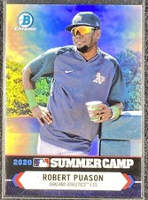 2021 Bowman Chrome Robert Puason 2020 Summer Camp Insert #SC-7 - Athletics