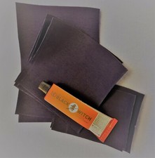 Black Witch Repair Kit glue 8 BLUE membrane patches Surface Drysuits Waders