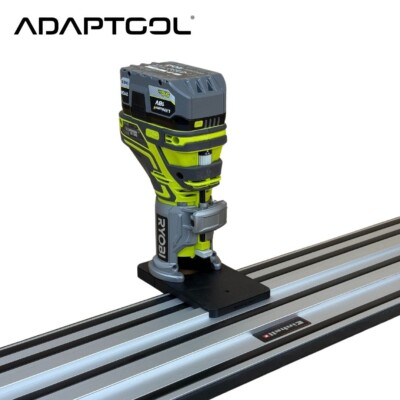 Ryobi R18TR-0 ONE+ Trimmfräse Führungsschienenadapter für Einhell Führungsschiene