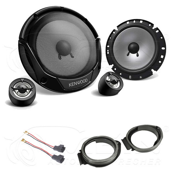 Kenwood Lautsprecher FüR Opel Mokka A 2012-2019 Front TüR Vorn 2-Wege 300W #BY27-image